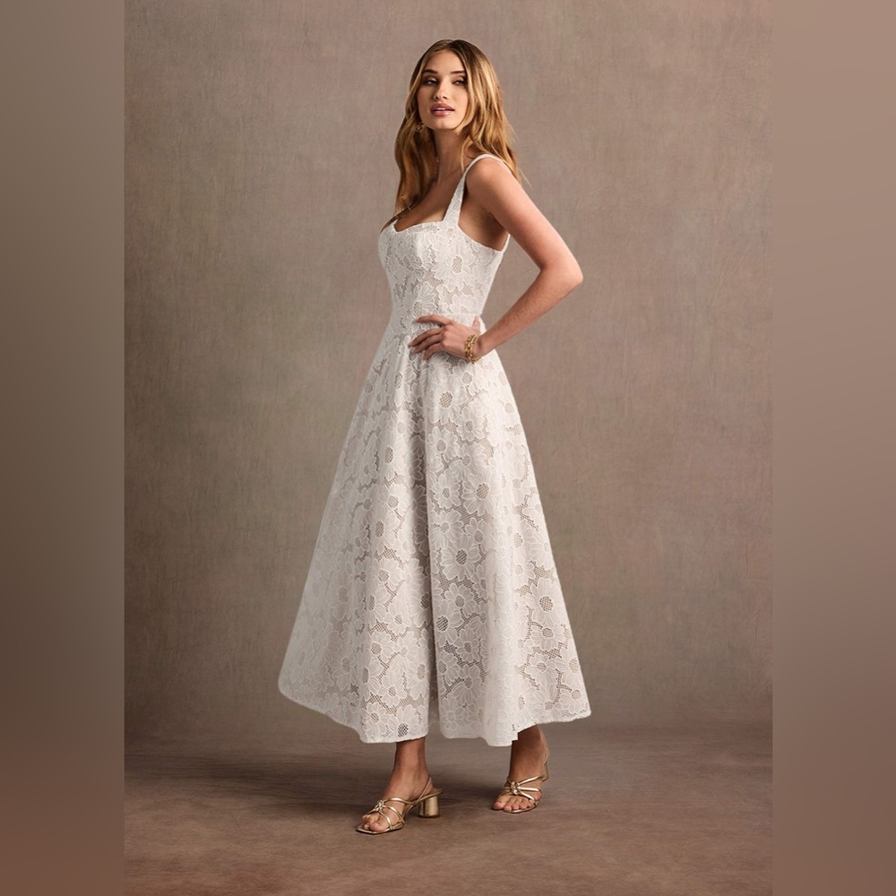 Azazie Atelier Charlotte White Maxi Dress - Picture 3 of 12